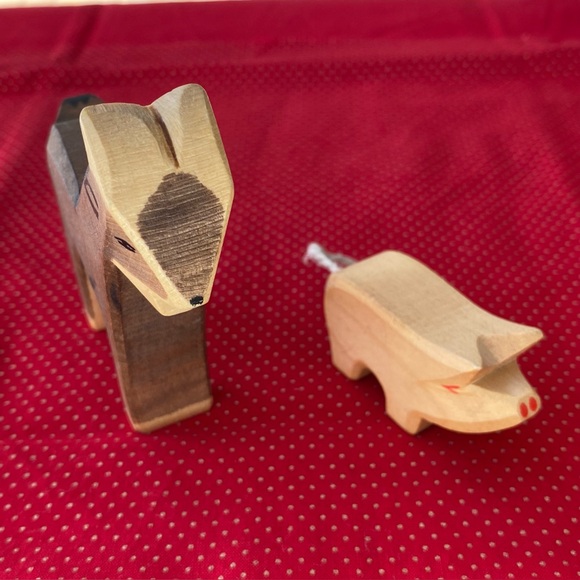 Ostheimer Wooden Farm Animals Toys. Handmade in Germany - Picture 12 of 13